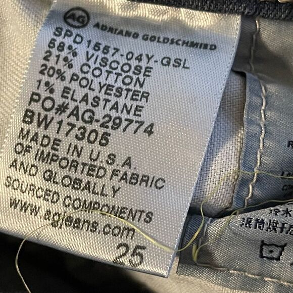 AG The Prima Crop Jeans Sz 25 - Picture 4 of 11